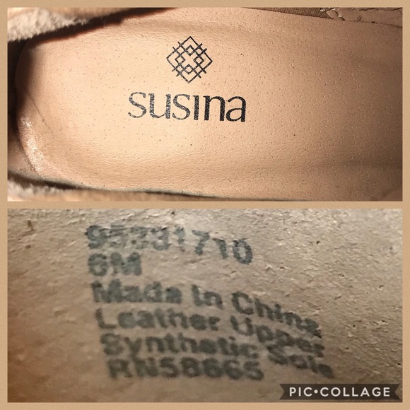 NWT Nordstrom Rack Susina LEATHER Ankle Boots 6M - Picture 8 of 8